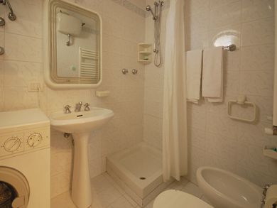 Bathroom with walk-in shower